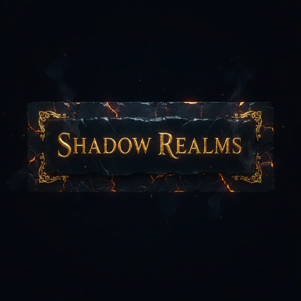 Shadow Realms logo nameplate